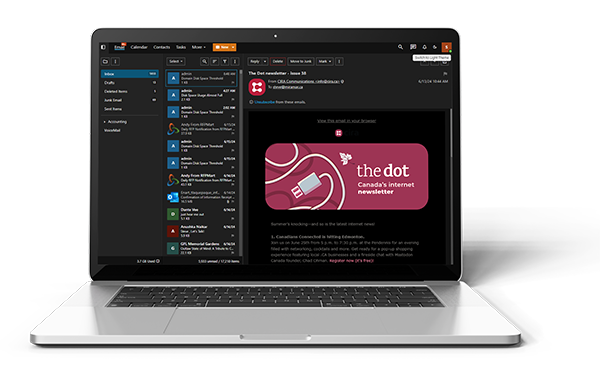 email screen