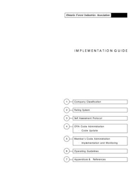 Ontario Forest Industries Association Guide Preview Image