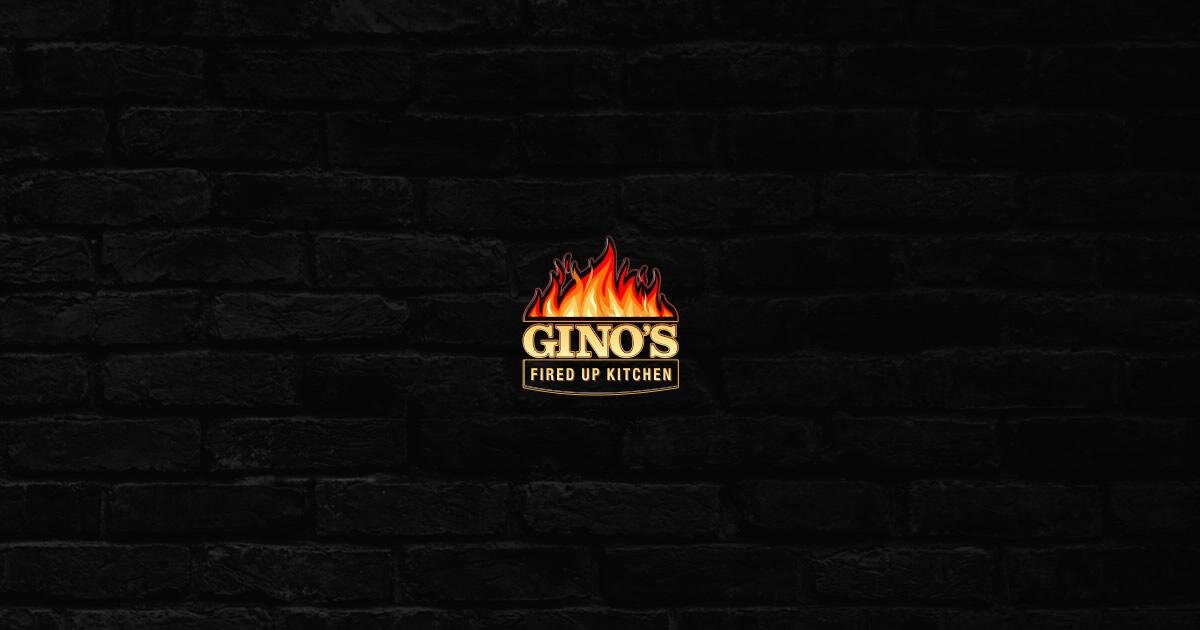Gino's Fired Up Kitchen Website Development Logo