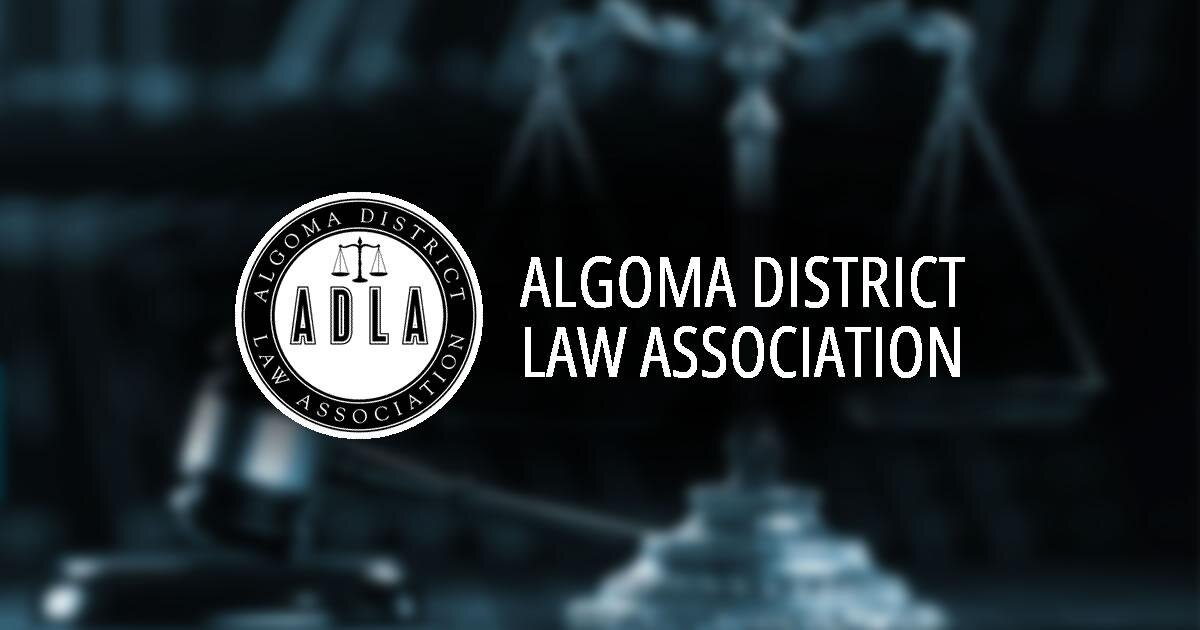 Algoma District Law Association Website Development Logo